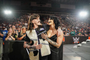 Buddy Matthews' reaction to Rhea Ripley licking Dominik on RAW  