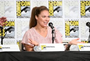 Ronda Rousey reveals gender of her second child at San Diego Comic-con Ronda Rousey reveals gender of her second child at San Diego Comic-con