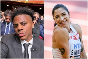 IShowSpeed Challenges Olympic Sprinter Ewa Swoboda to 100-Meter Race IShowSpeed Challenges Olympic Sprinter Ewa Swoboda to 100-Meter Race