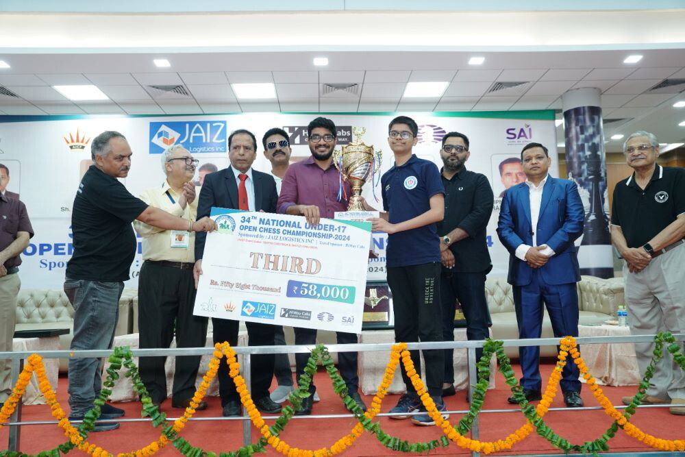 34th National Under 17 Chess Champions के चैंपियन बने ये शतरंजबाज, दिखाया दम 34th National Under 17 Chess Champions के चैंपियन बने ये शतरंजबाज, दिखाया दम