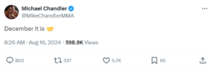 Chandler claims Dana White is misinforming the fans about the McGregor fight  