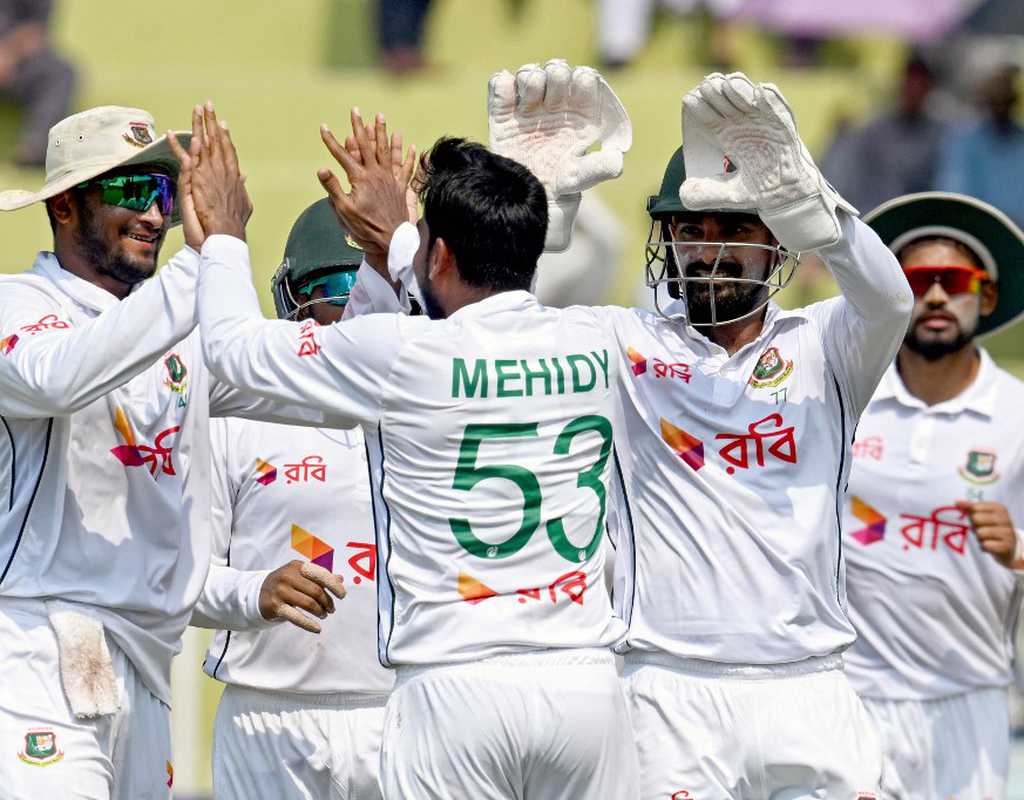 Mehidy, Shakib spin Bangladesh to historic Test win  