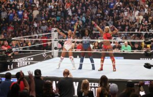 Bianca Belair, Jade Cargill & Naomi pays tribute to US Olympic Gold Medalists  