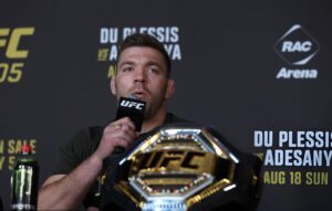 Dricus Du Plessis criticizes Islam Makhachev's desire to move up in division  