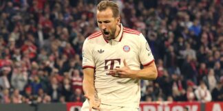 Kane smashes Rooney UCL record after hitting four for Bayern  