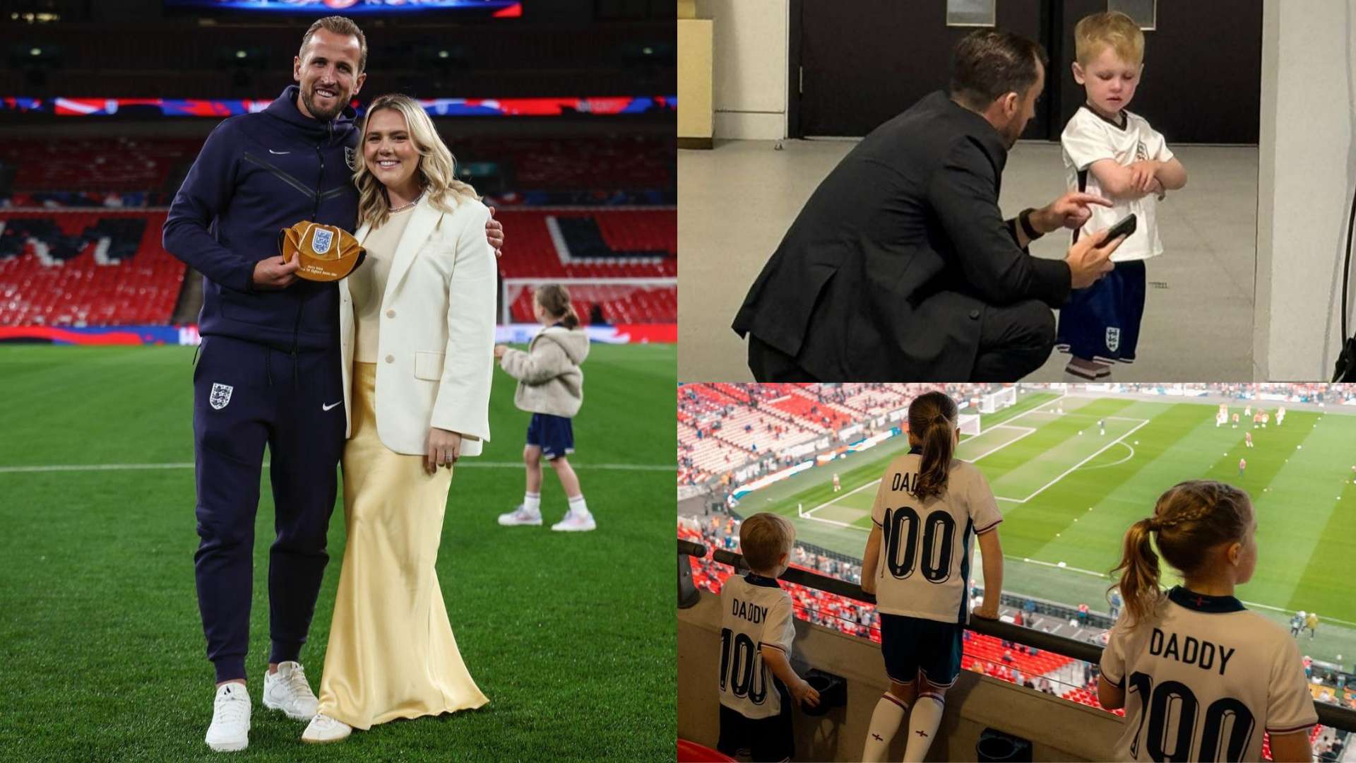 100 caps & a grumpy kid! Why Kane celebration didn’t go to plan  