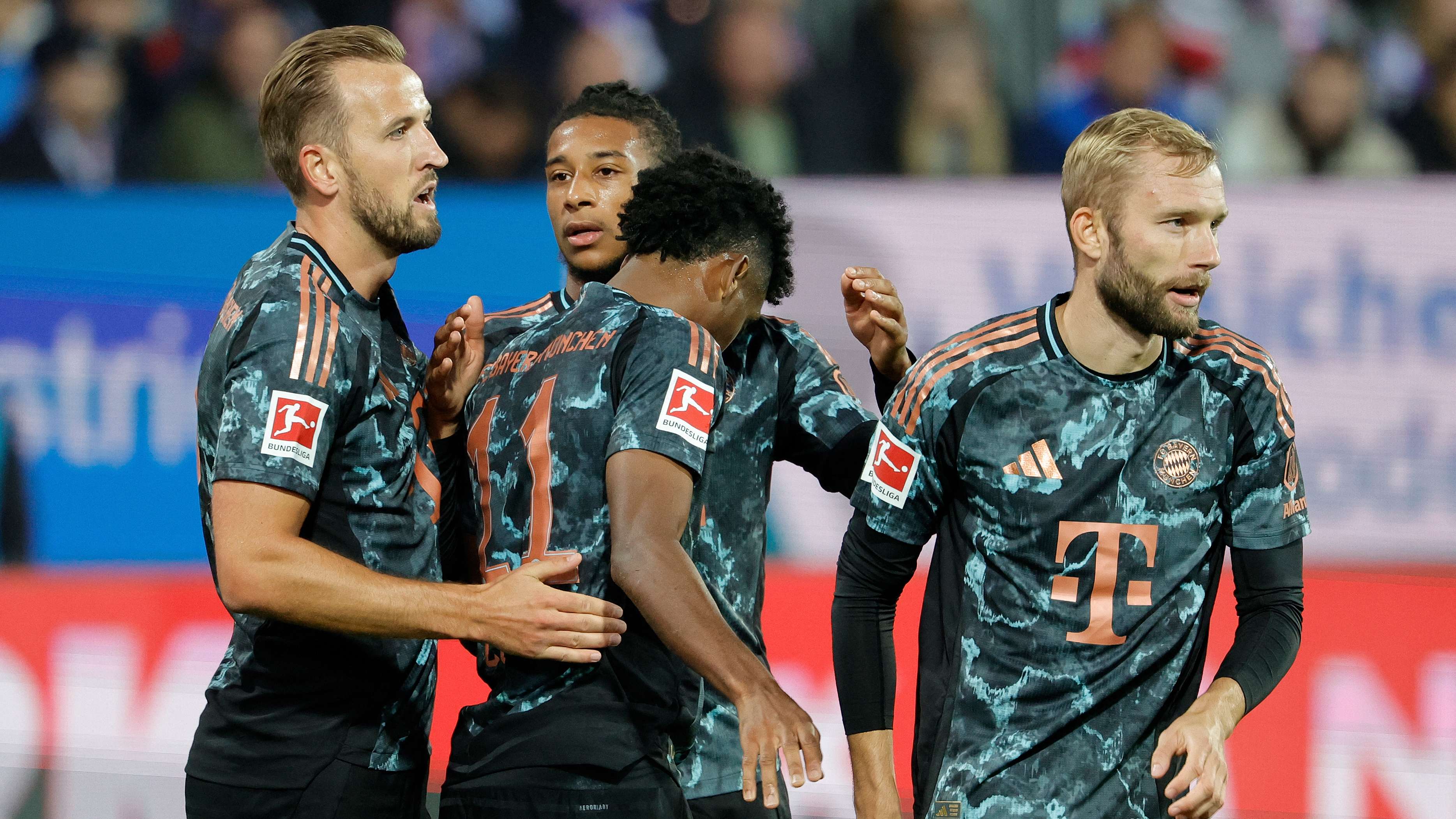 Kane gets a hat-trick in brutal Bayern win  