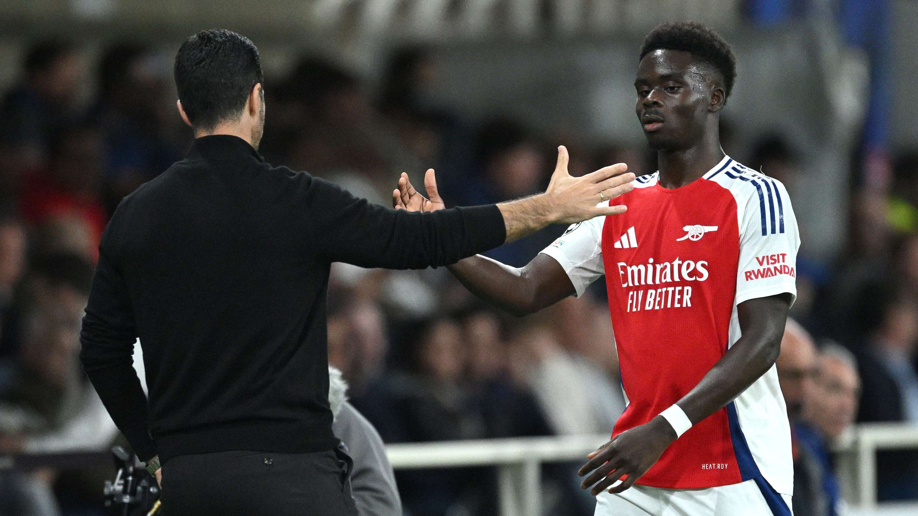 Arsenal fans say the same thing as Saka included in EFL Cup XI  