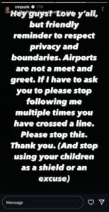 "If I have to ask you..." - CM Punk urges fans to not invade his privacy  