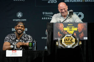 Dana White blasts fans for criticizing Jon Jones' GOAT status Dana White blasts fans for criticizing Jon Jones' GOAT status