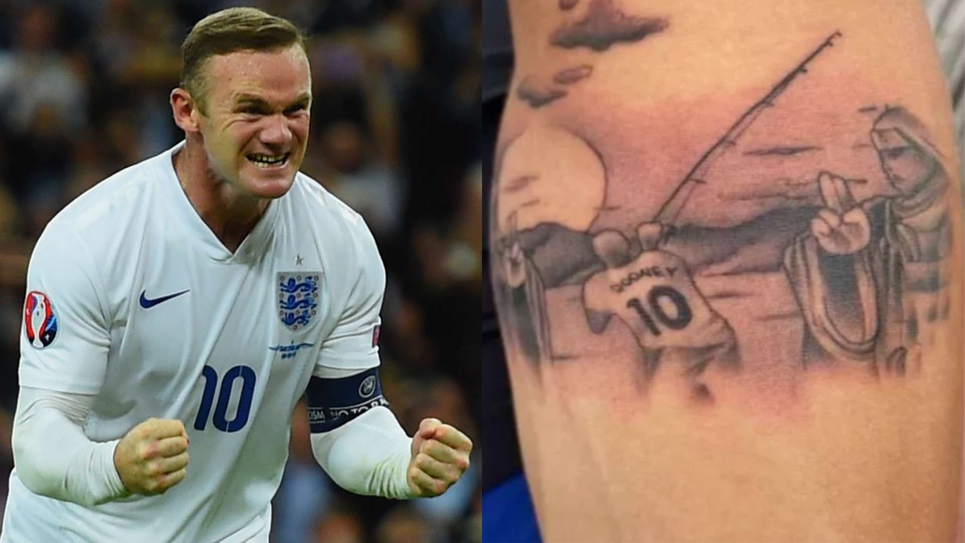 Finland star explains reason for bizarre Rooney fishing tattoo  