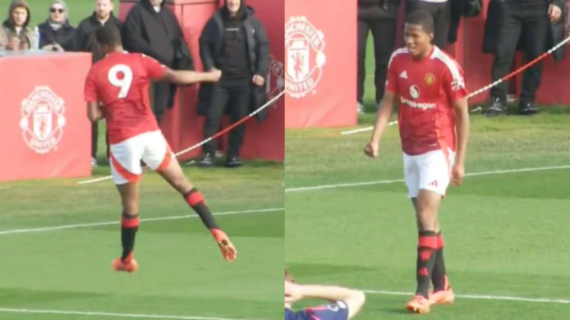 Man Utd fans go wild as Obi-Martin bags 14-min hat-trick for U18s  