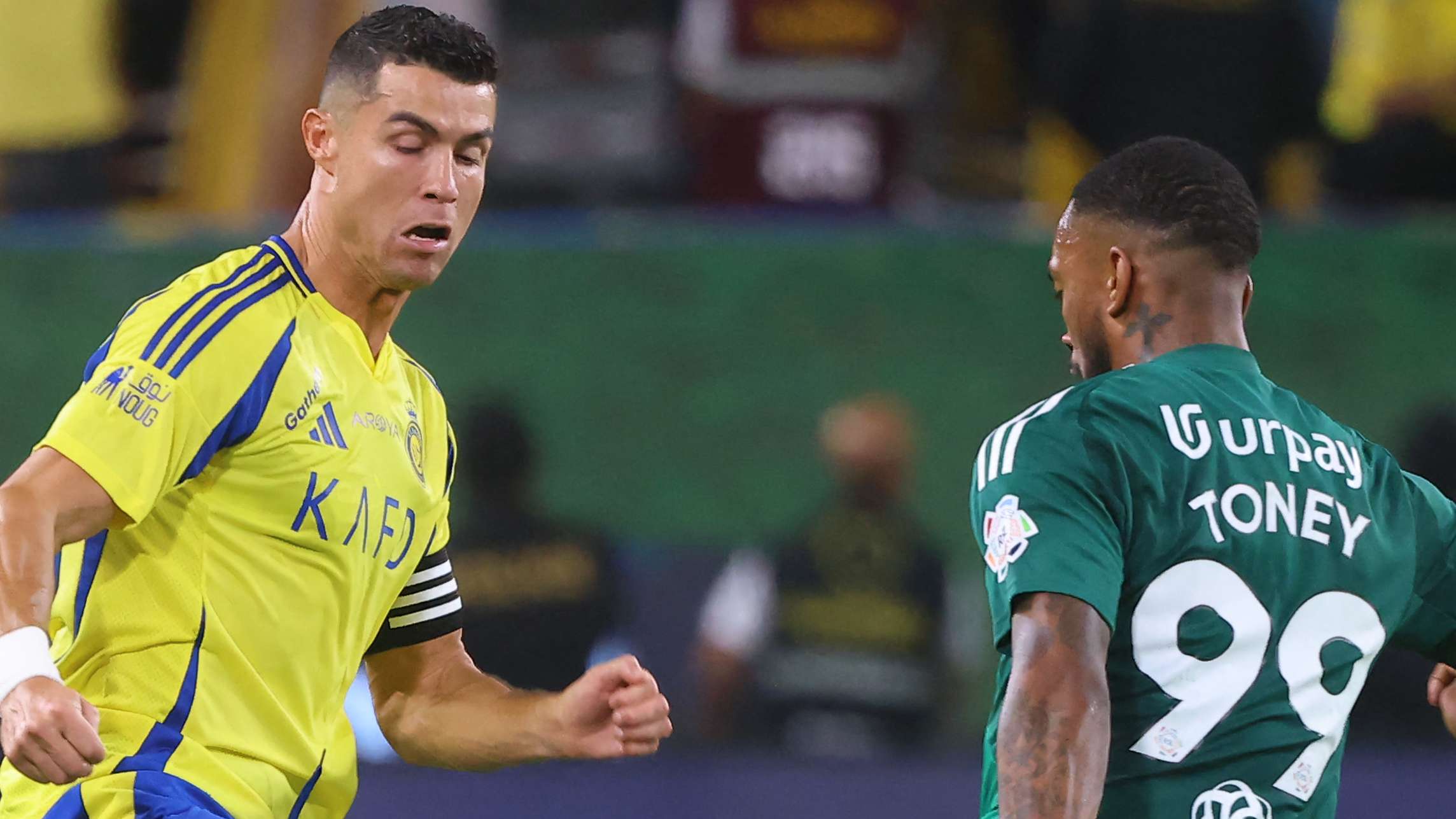 Toney insists he's not competing with Ronaldo in Saudi Pro League  