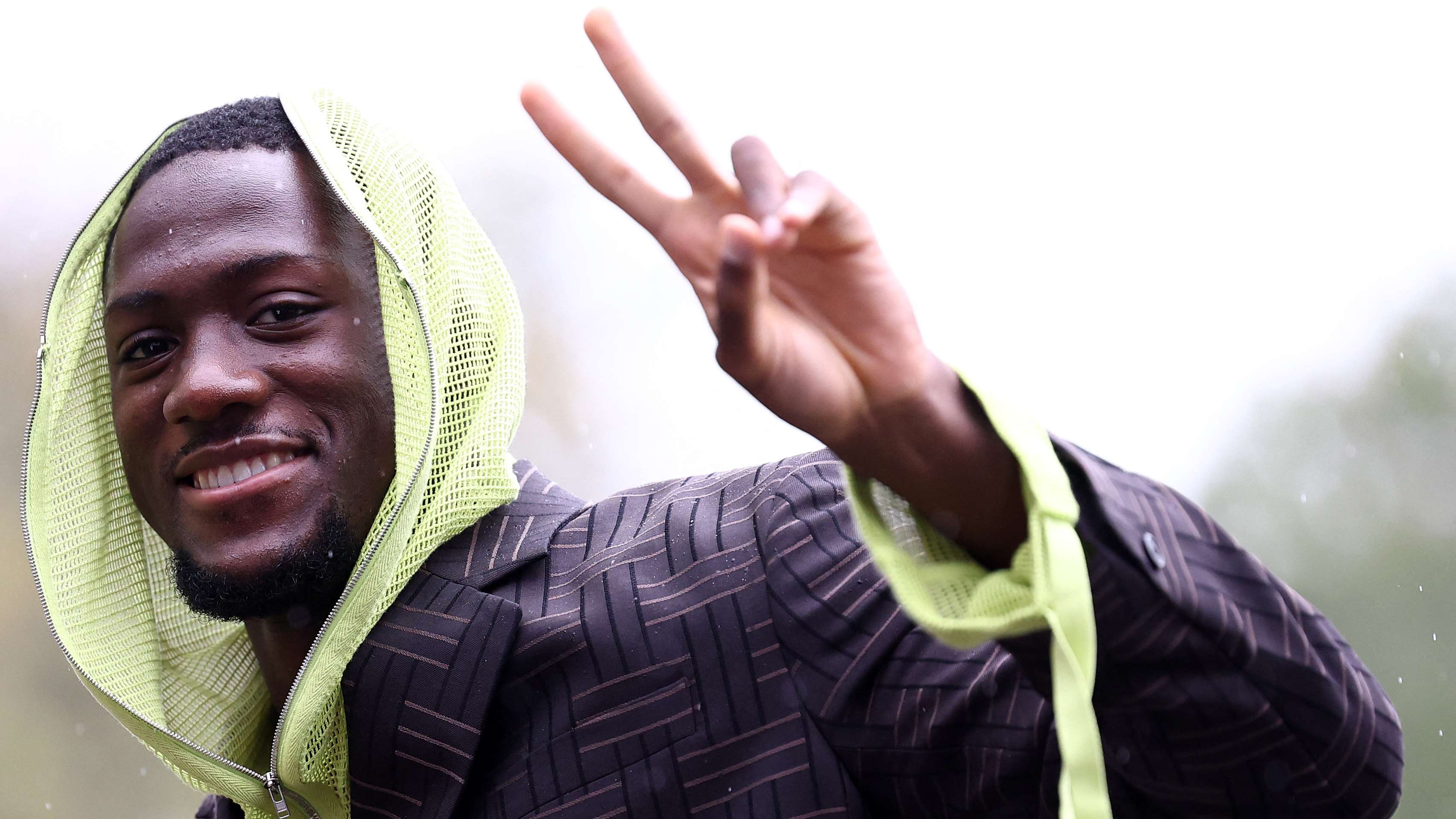 Fans slam Konate's bizarre outfit as he arrives for France duty  
