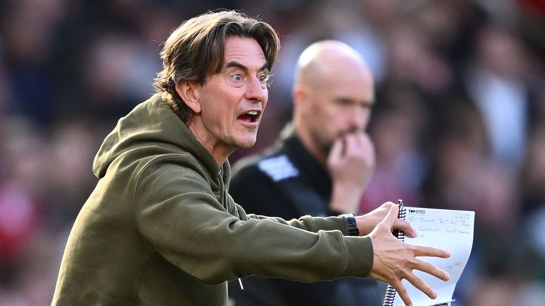 Frank lauds Man Utd player who 'ran the show' against Brentford  