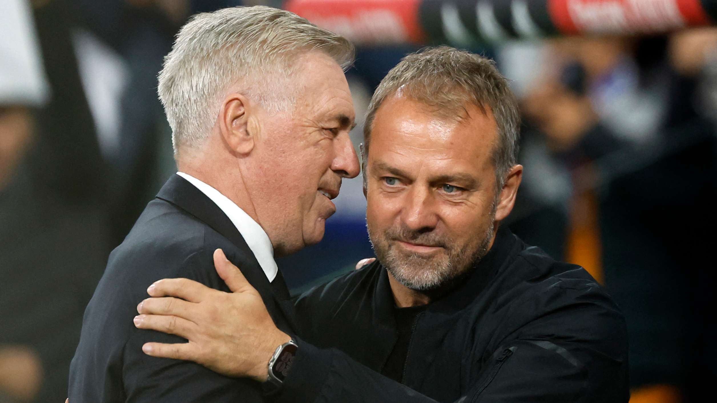 Flick explains 'ungentlemanly' touchline bust-up with Ancelotti  