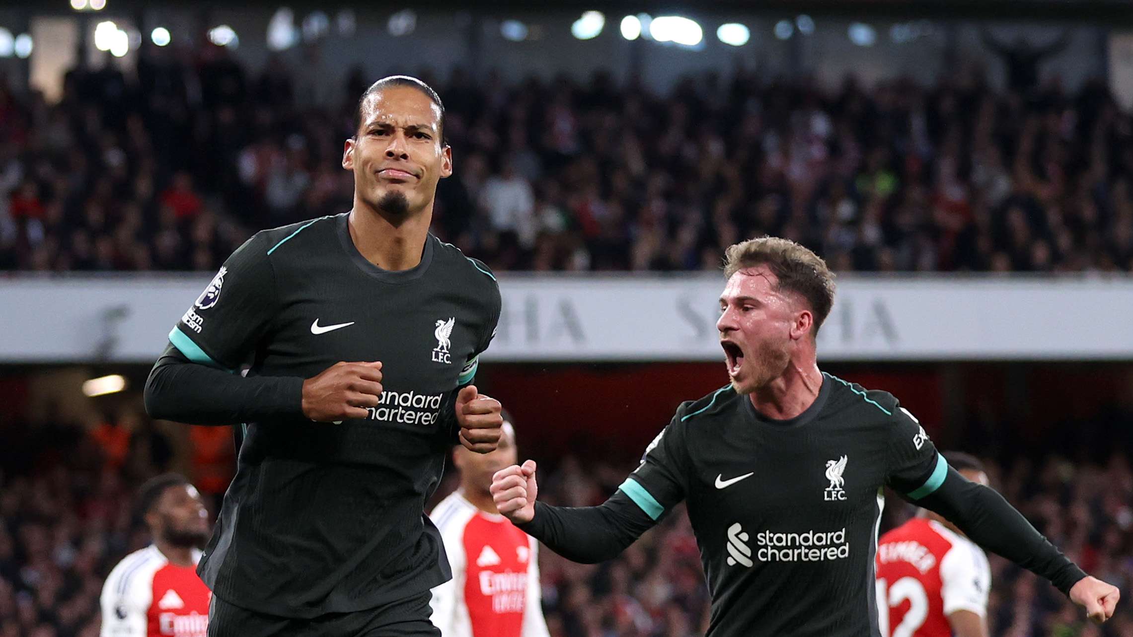 Van Dijk brands it 'easy' fo score equaliser at Emirates  