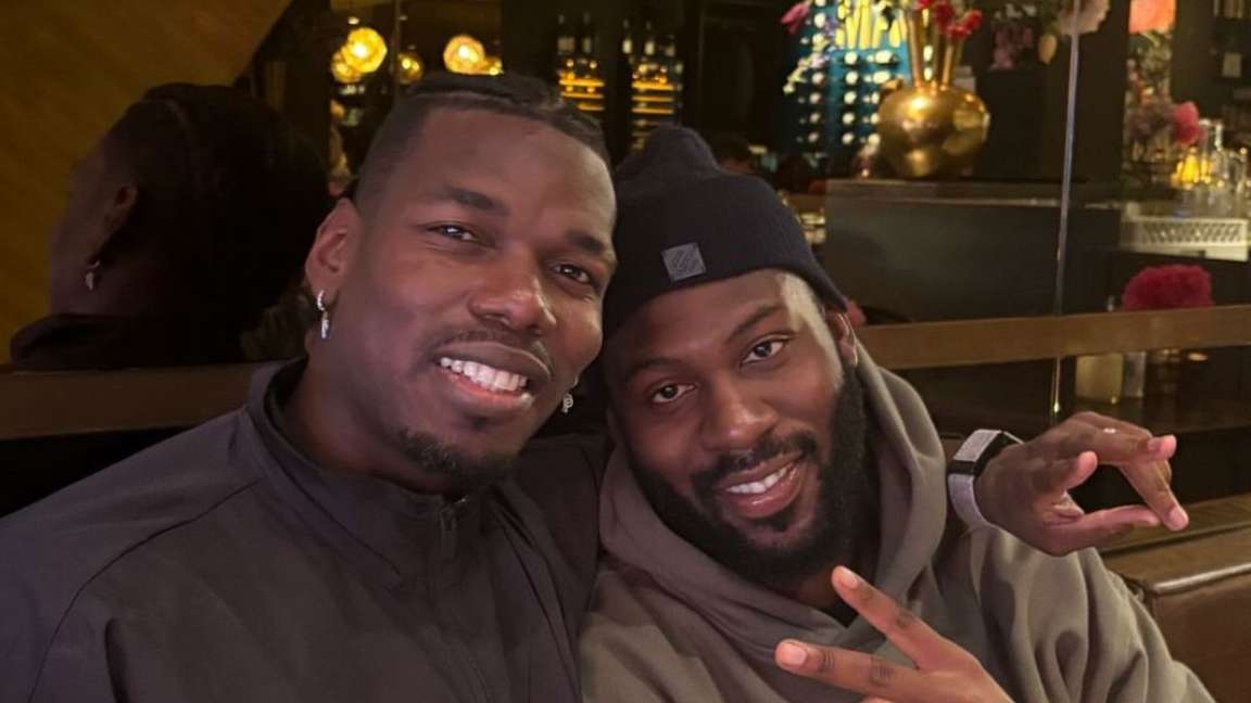 Pogba reunites with former Man Utd team-mate  
