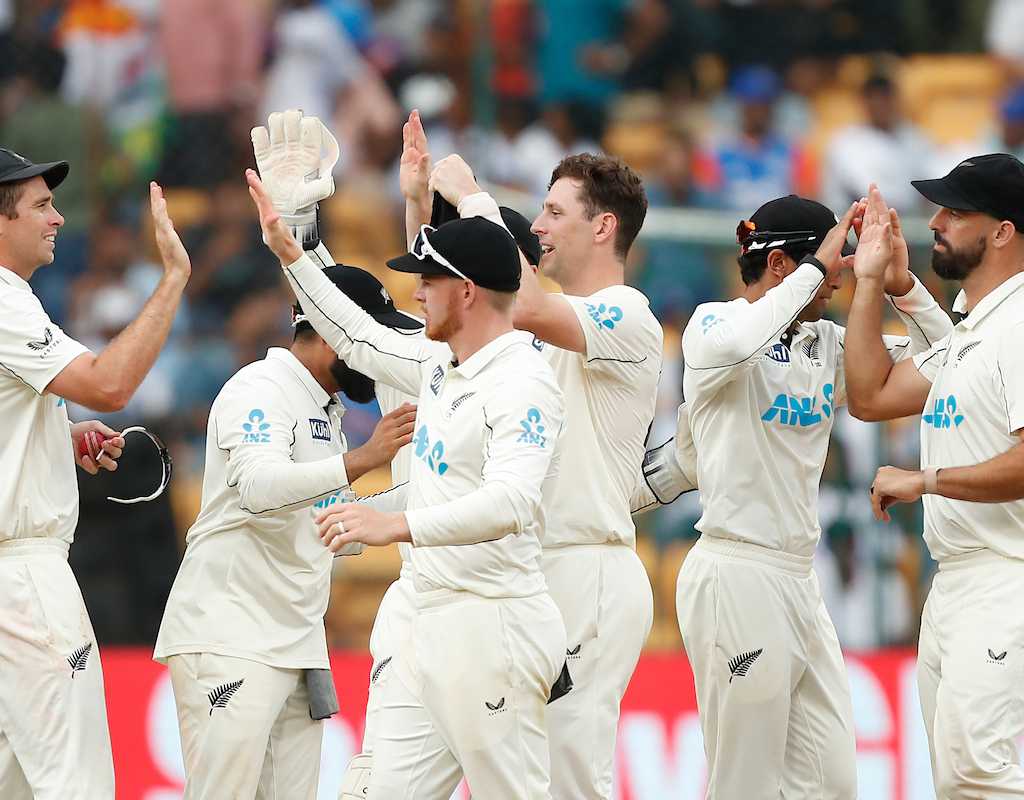 Stats: New Zealand register only their third Test win in India  