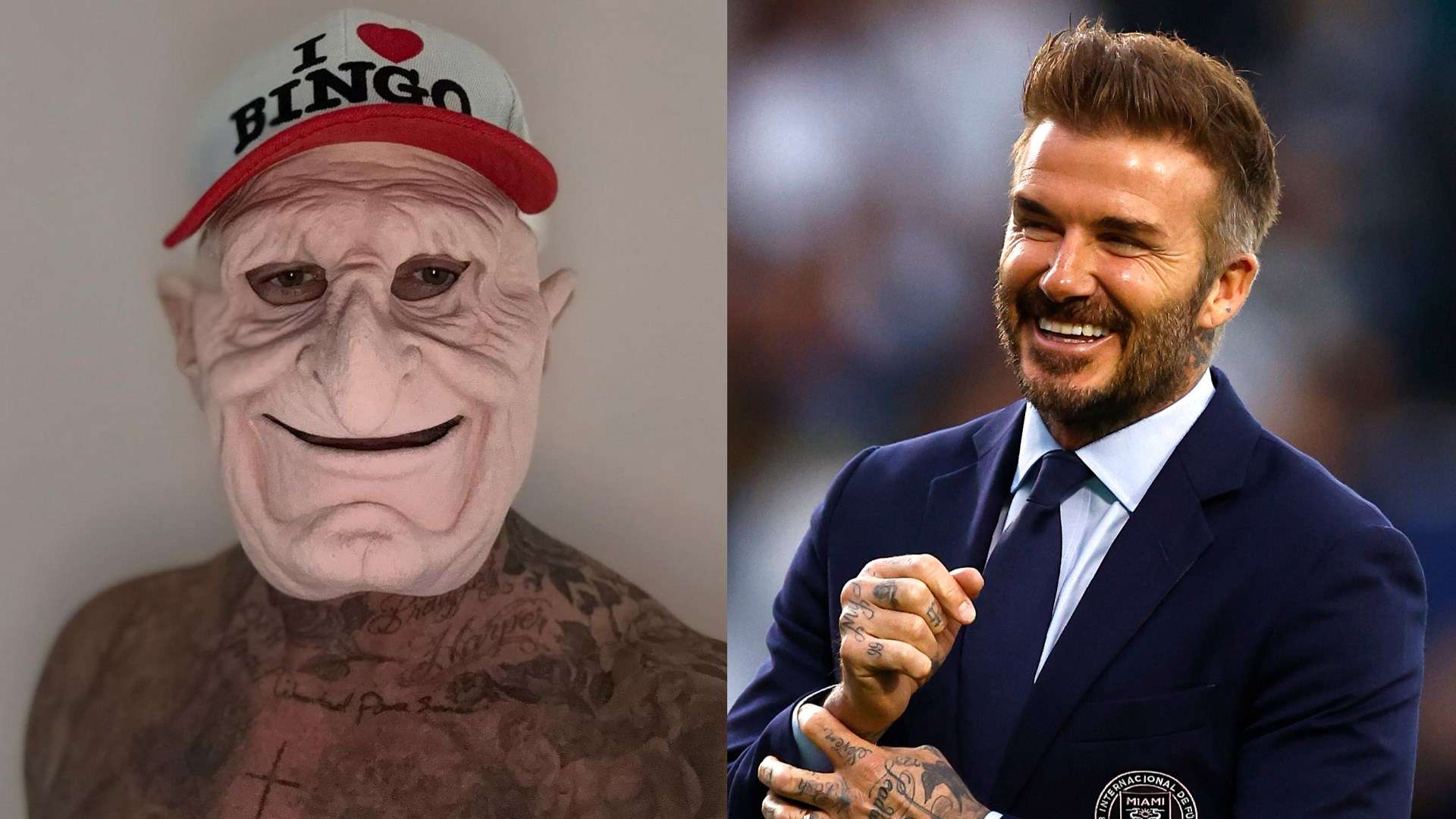 Beckham dons creepy Halloween mask in hilarious Instagram post  
