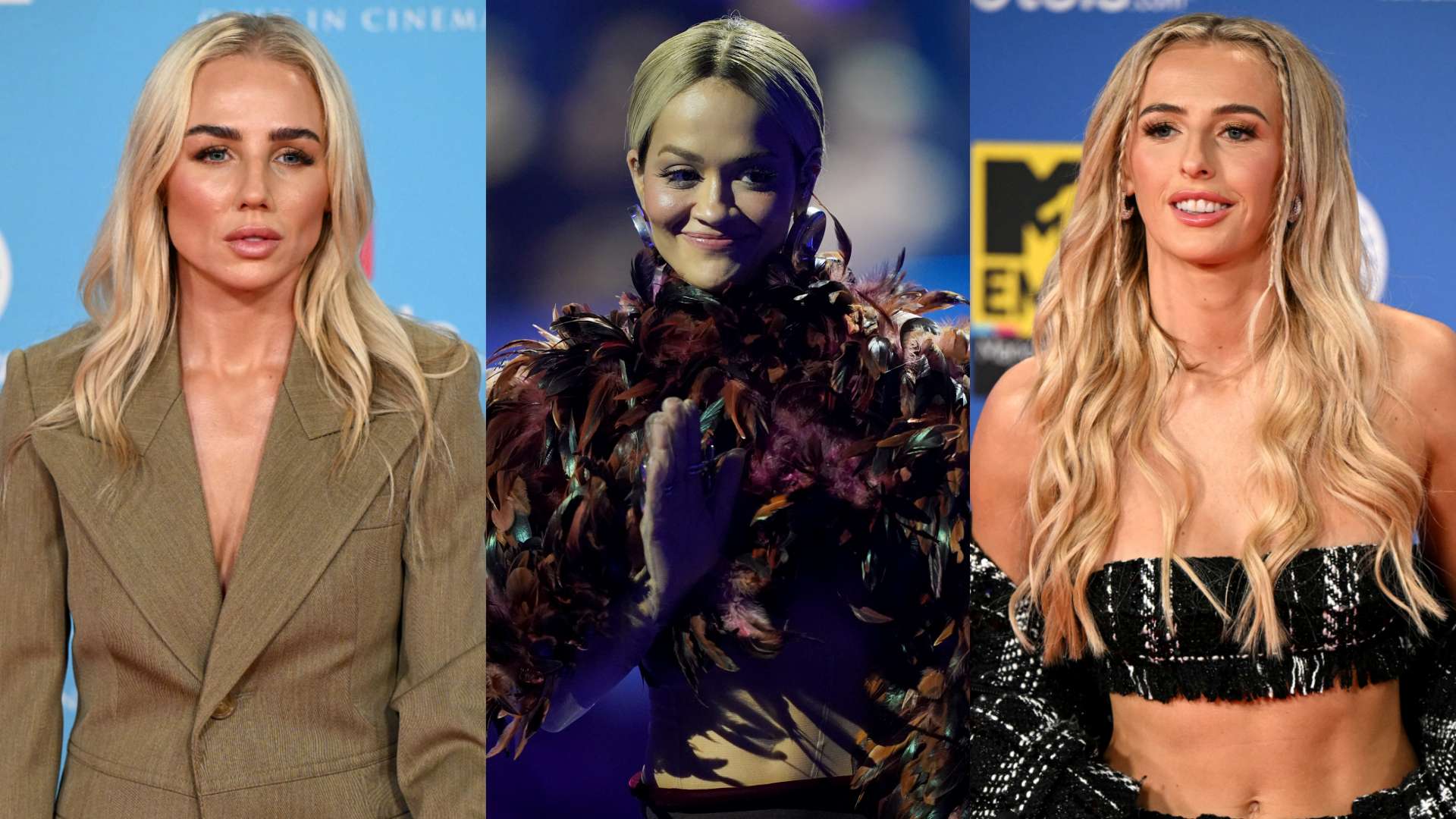 Kelly & Greenwood stun on red carpet at MTV Europe Music Awards  