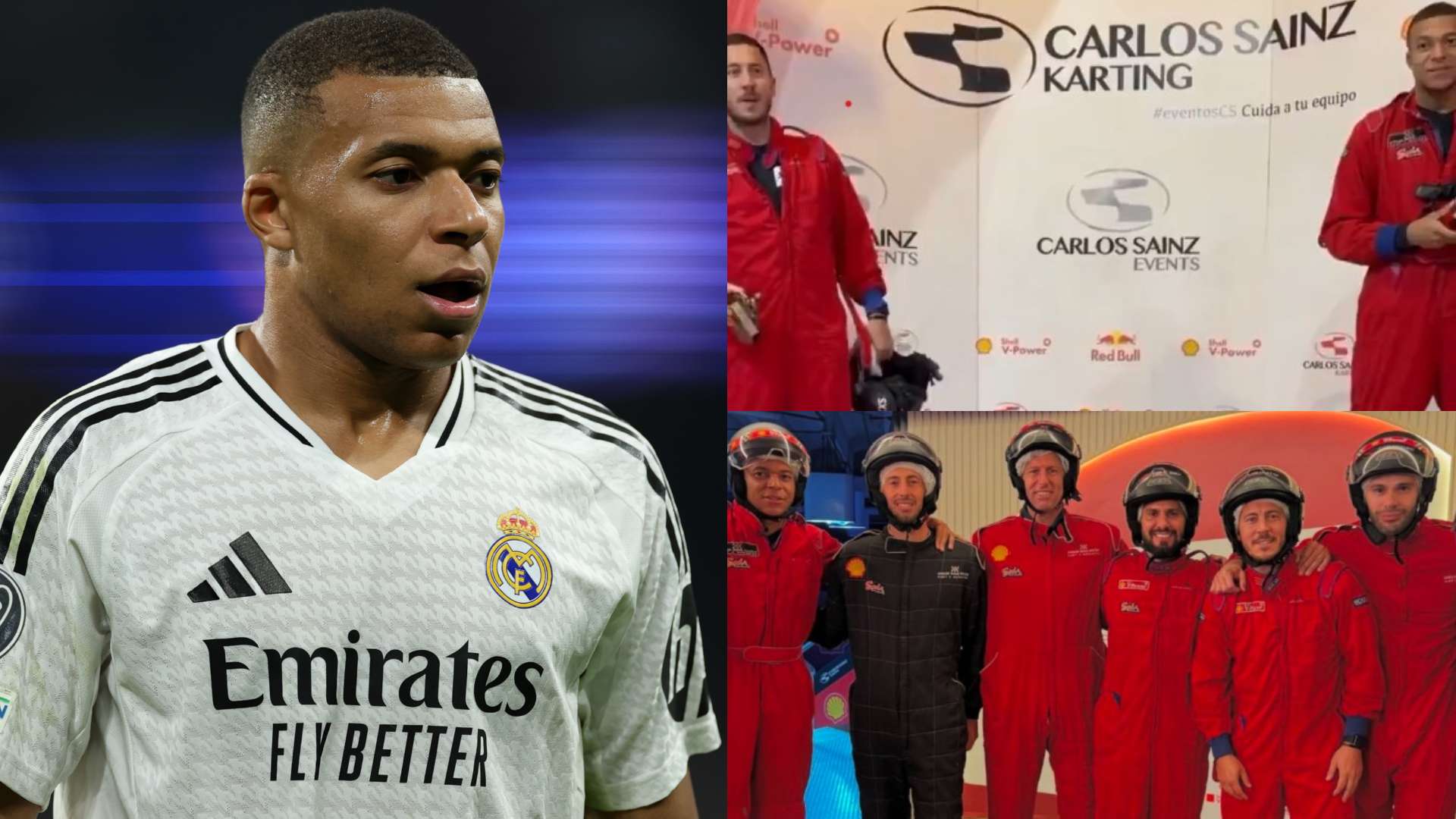 📽️ | Real ‘Galactico’ Mbappe goes go-karting with Hazard  