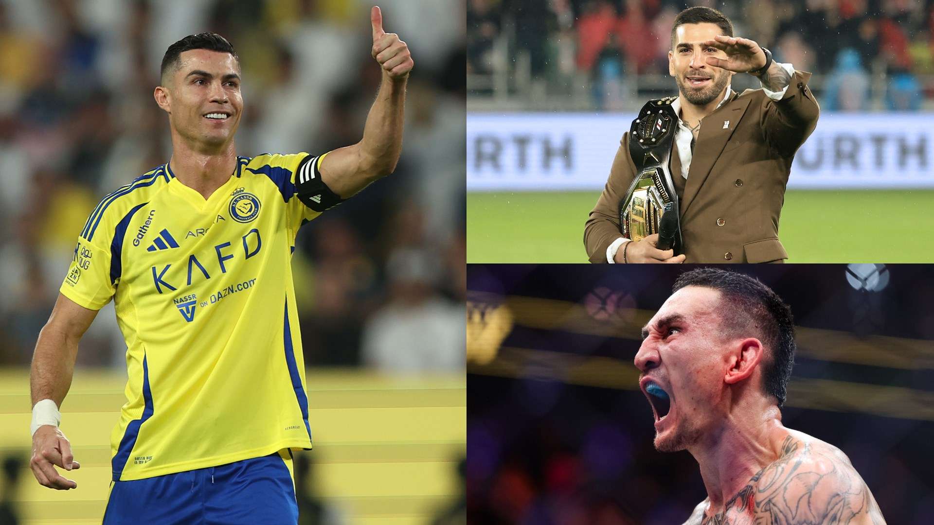 Ronaldo blasted by UFC champion Topuria after "talks too much" jibe  