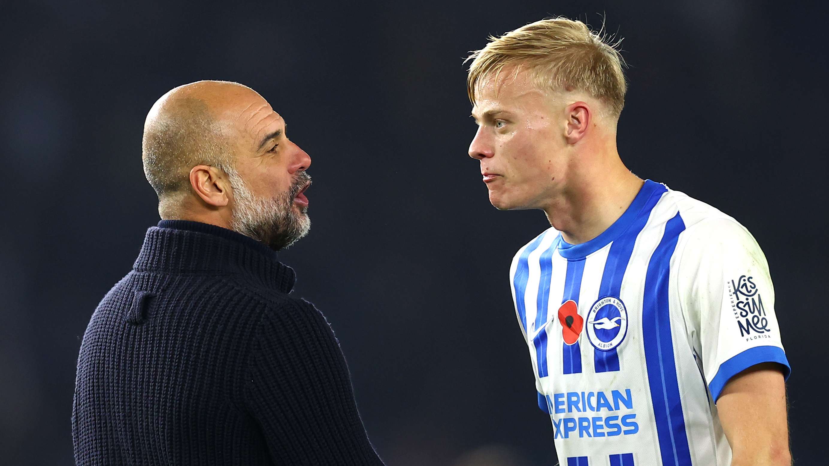 Brighton's Van Hecke gives his side of Guardiola confrontation  