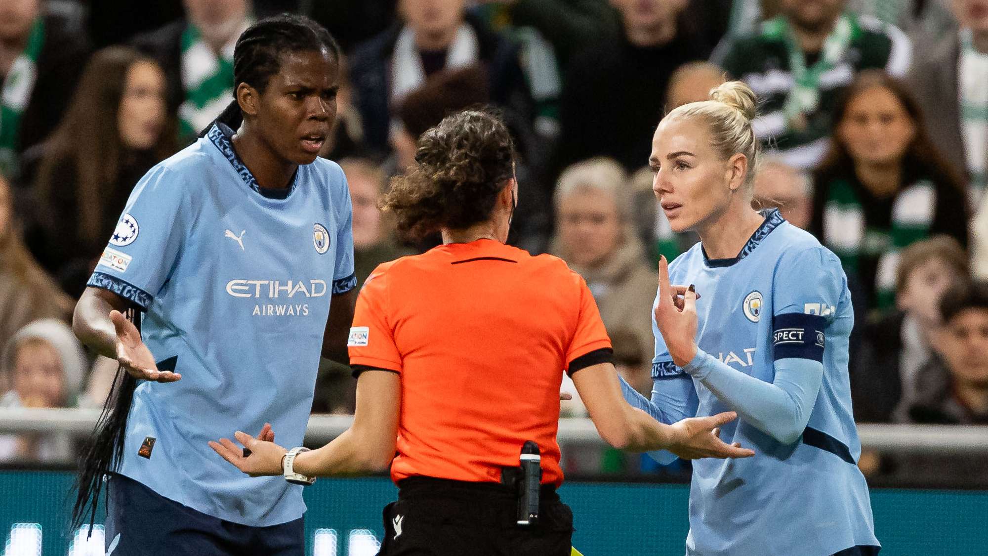 UEFA launch investigation after Shaw hit by missile in UWCL win  