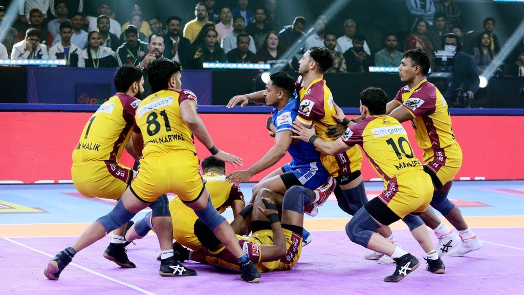Telugu Titans humble table-toppers Haryana Steelers with 22-point win in complete team performance  