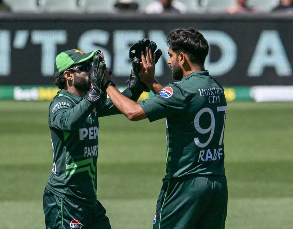Australia shot out for 163 after Haris Rauf five-fer  