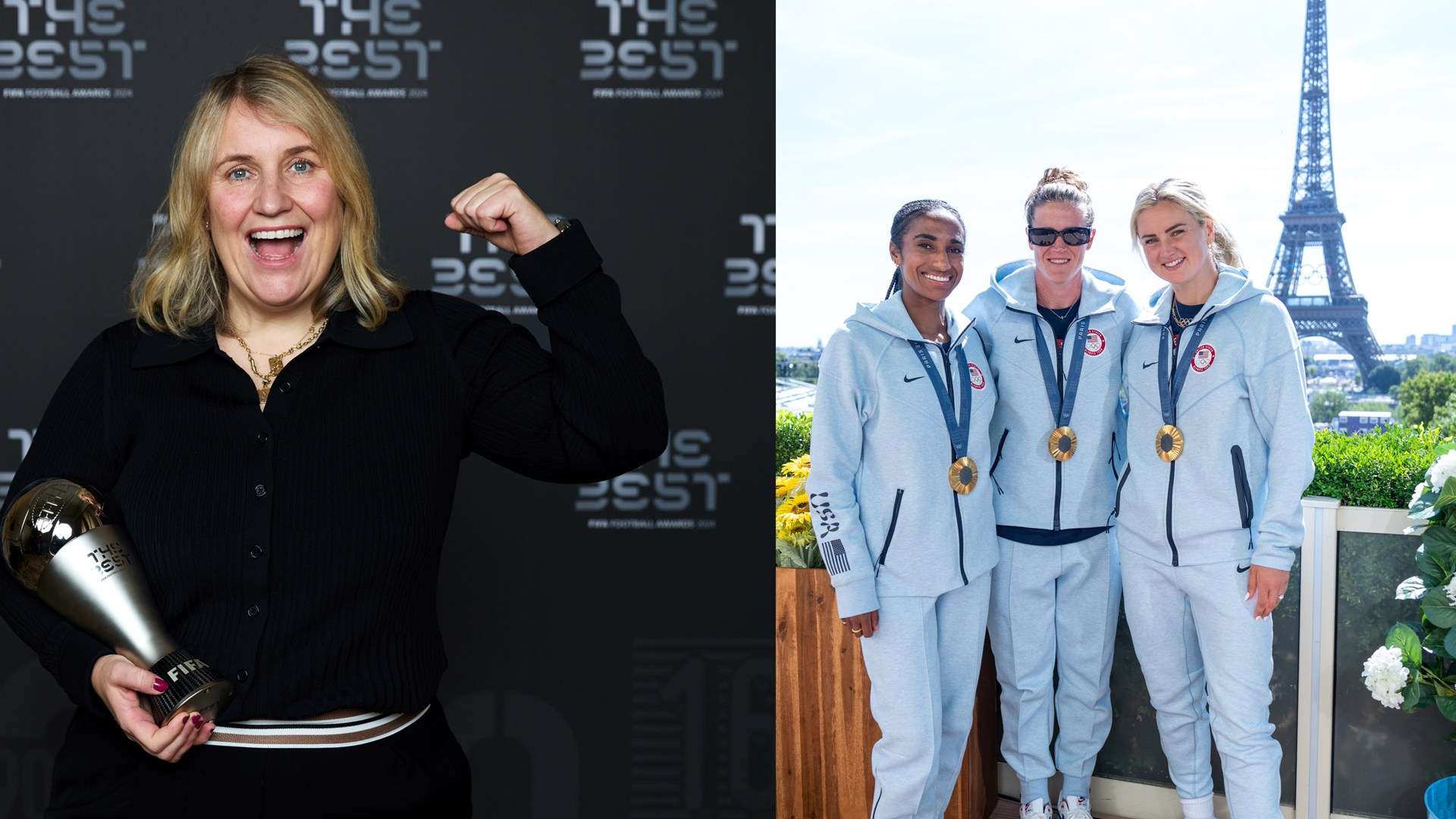 Hayes, USWNT members honored with Best FIFA awards  
