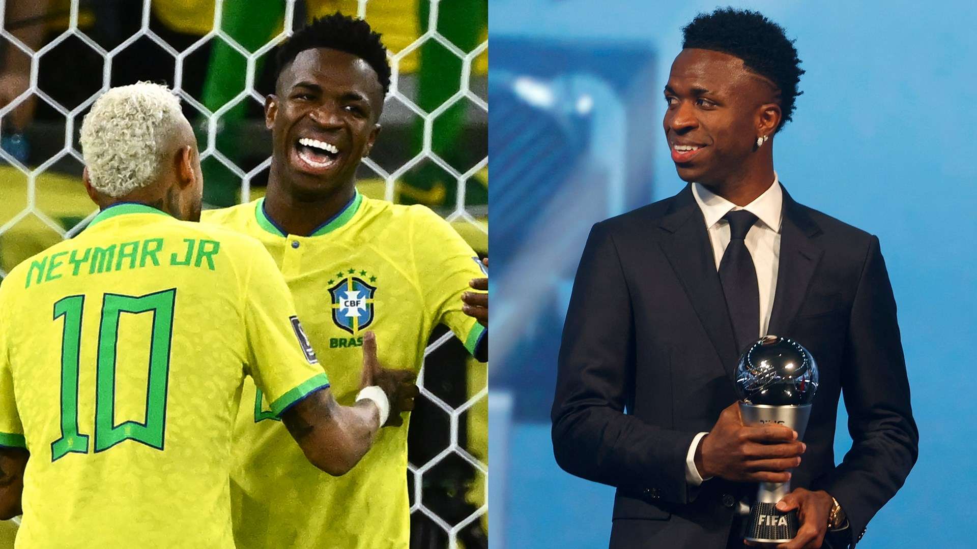 Vini receives special message from Neymar after FIFA the Best triumph  