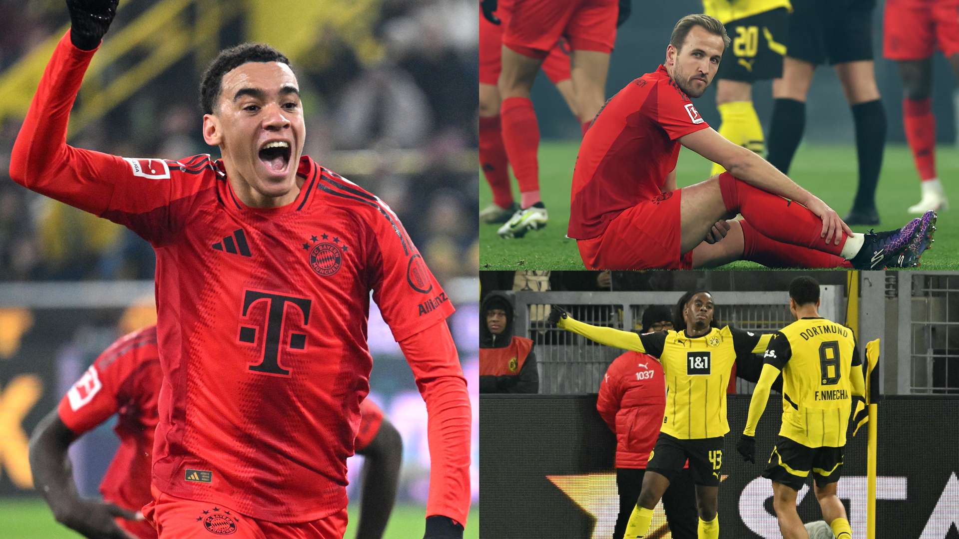 Musiala saves Bayern at Dortmund as Kane suffers injury blow  