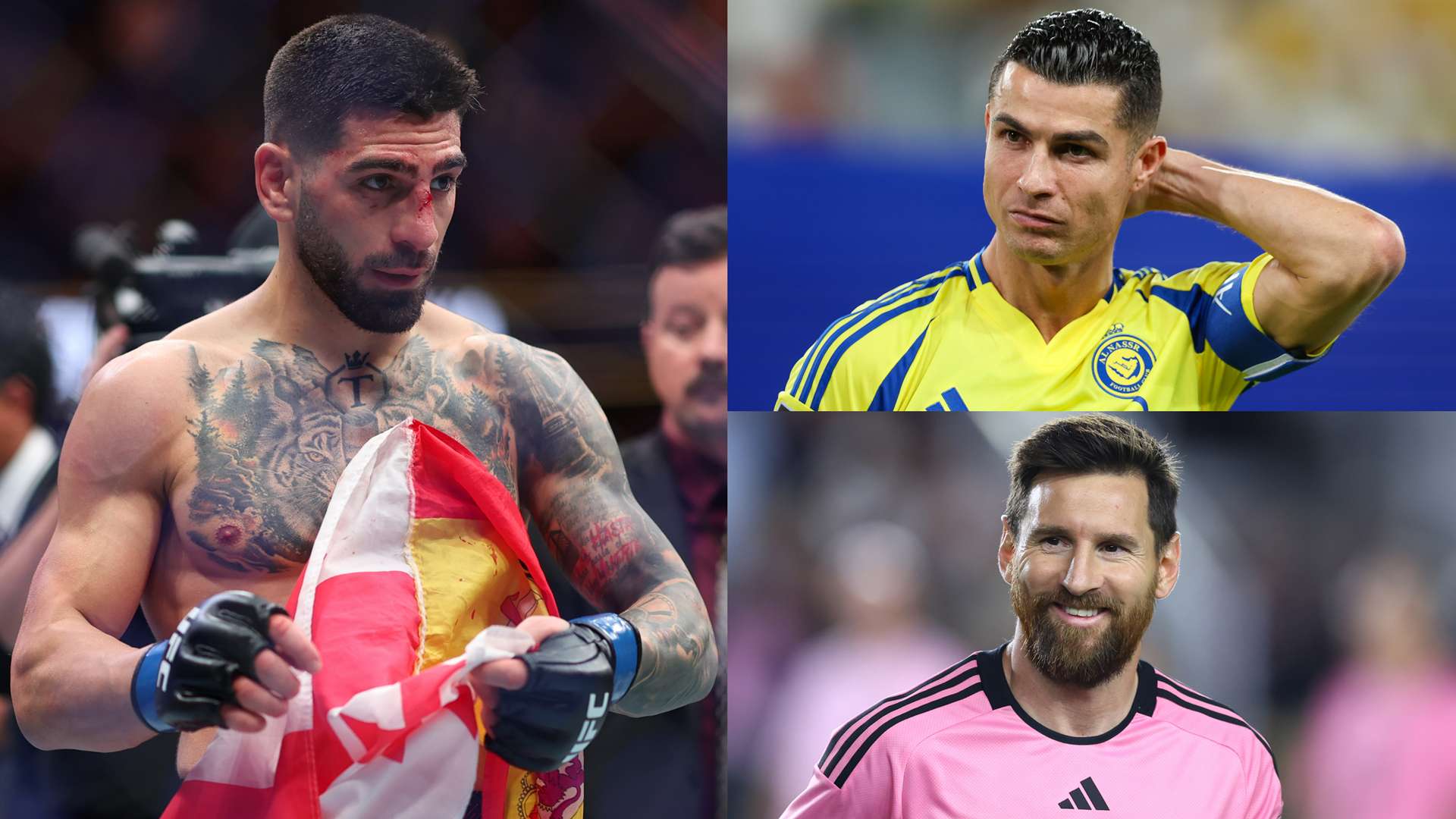 Topuria tells CR7 to 'f*ck himself' & invites Messi to next fight  