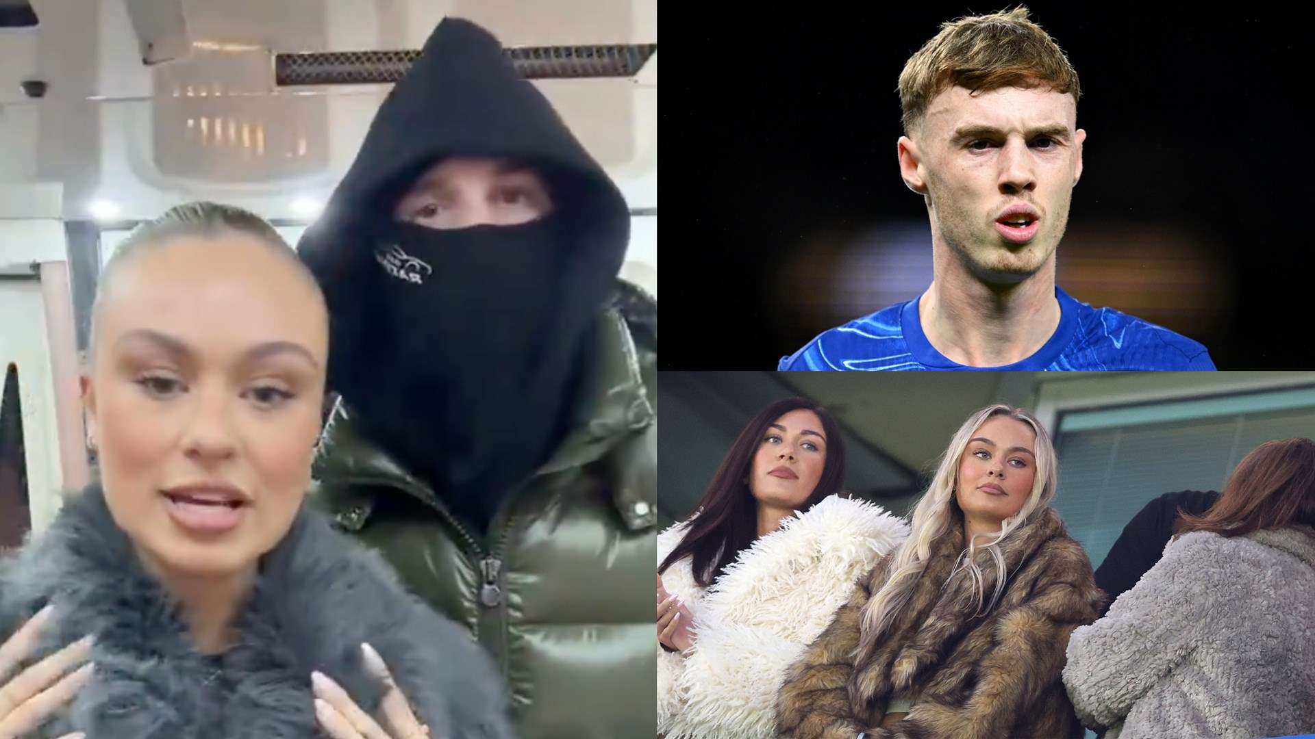 Palmer dons balaclava on Winter Wonderland date with girlfriend  