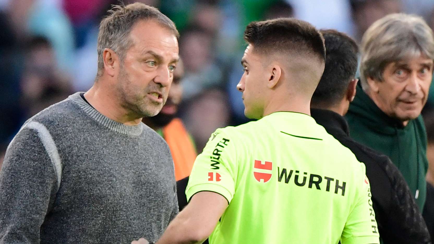 'I didn't say anything!' - Flick pleads innocence after red card  
