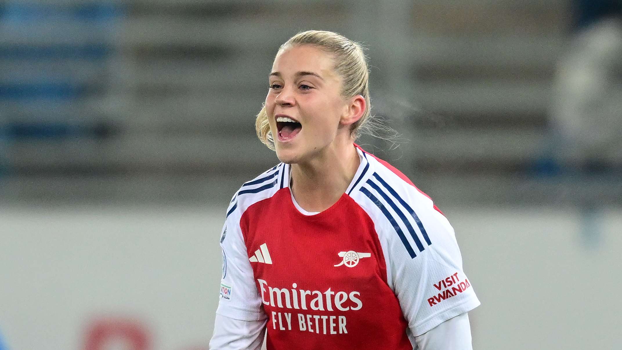 Russo nets twice as Arsenal win sixth game in a row  