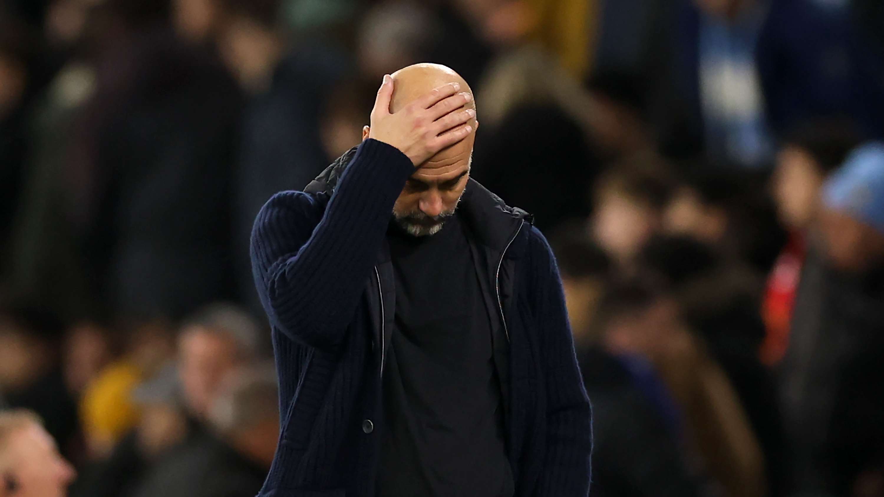 Pep admits 'I am not good enough' for Man City after derby defeat  