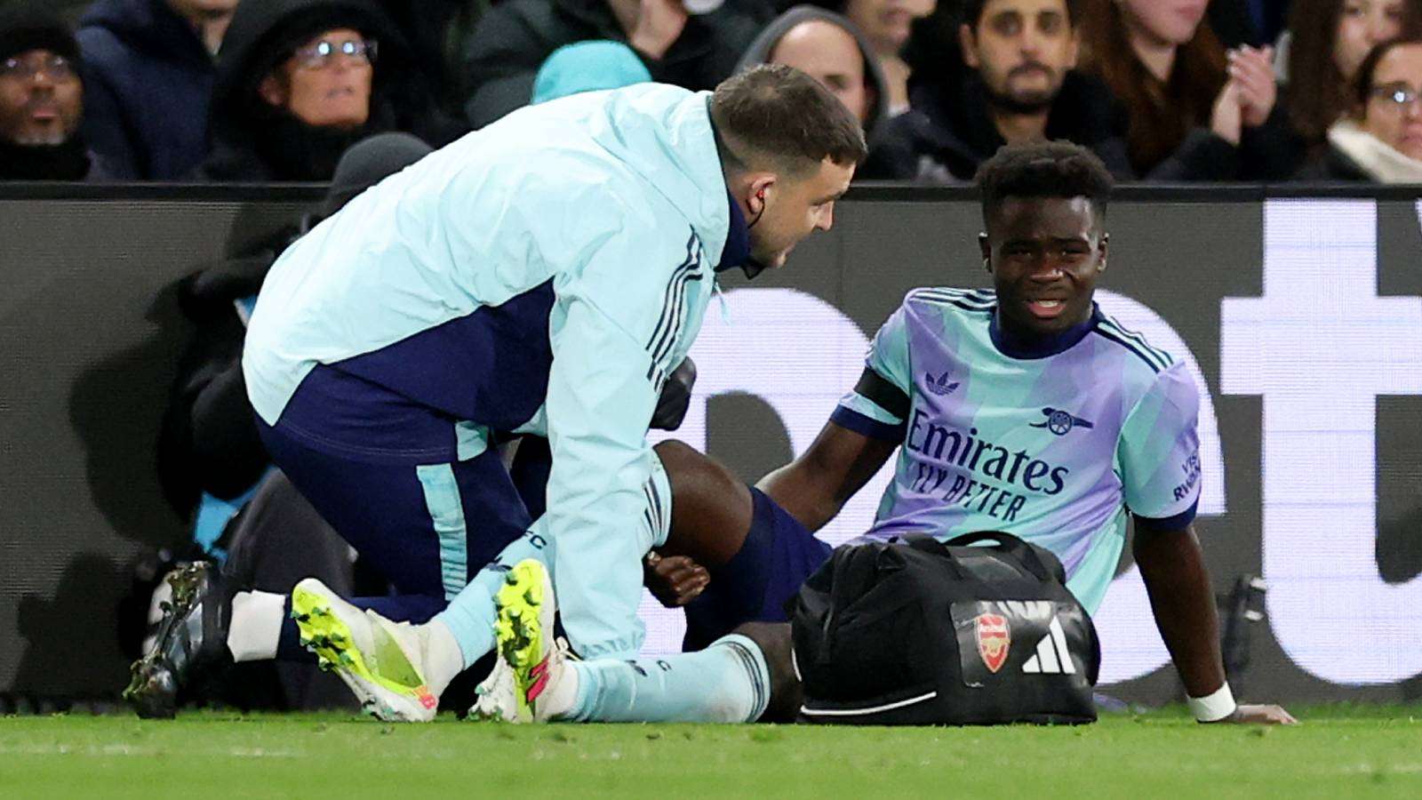 Saka faces lengthy layoff following hamstring surgery  