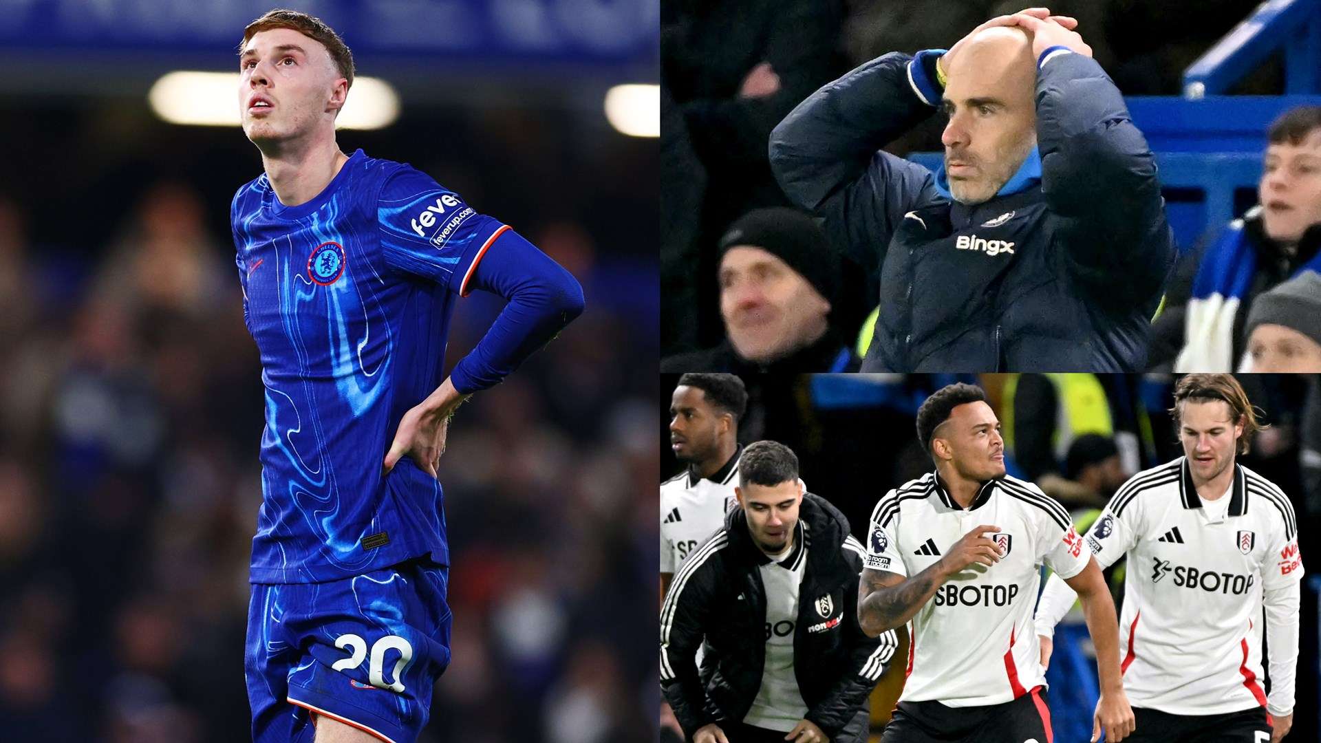 Palmer can't do it all! Genius in vain as Chelsea fall to Fulham  