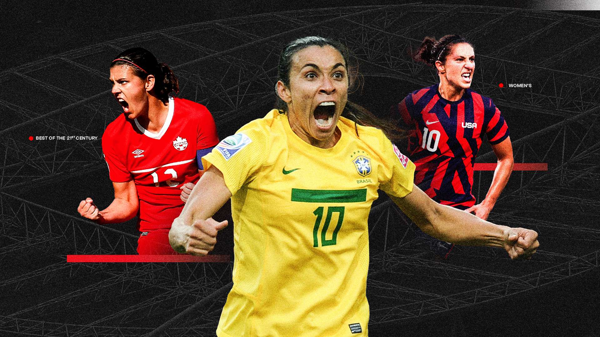 Top 25 women's players of the 21st century - ranked  