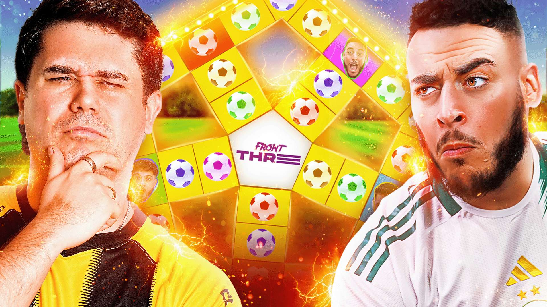WATCH: Pure chaos! Front Three play football Trivia Pursuit  