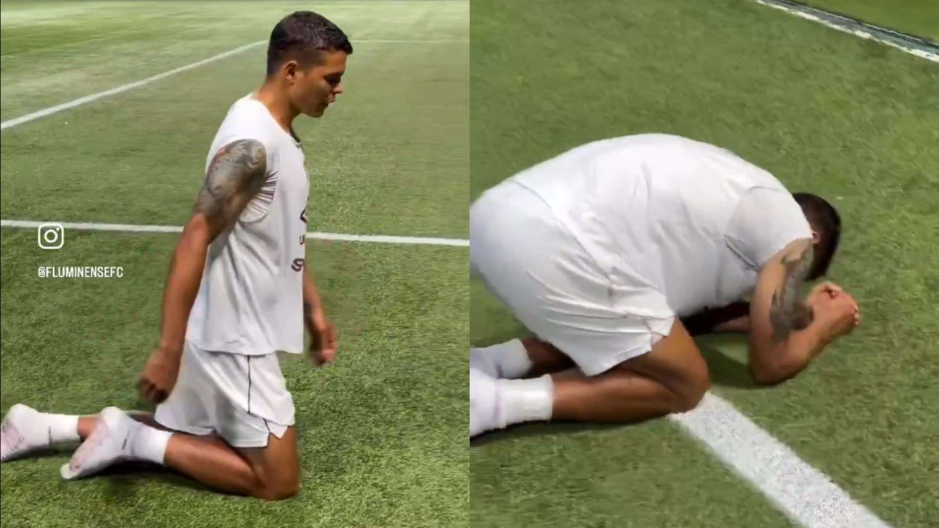 📽️ | Silva walks on his KNEES after avoiding relegation  