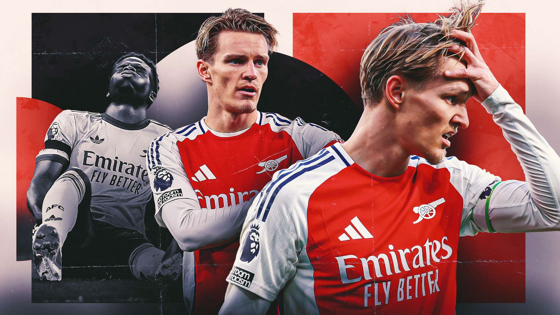 Odegaard needs to 'wake up' while Saka's on the sidelines  