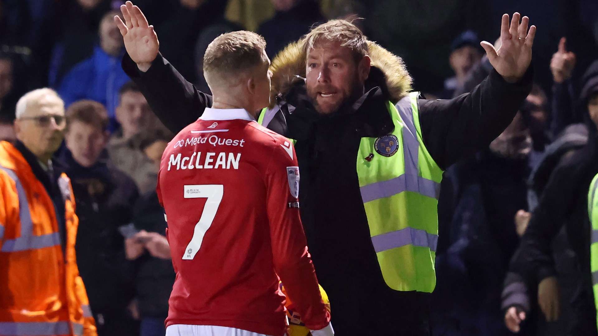 McClean launches brutal attack on abusive Shrewsbury fans  
