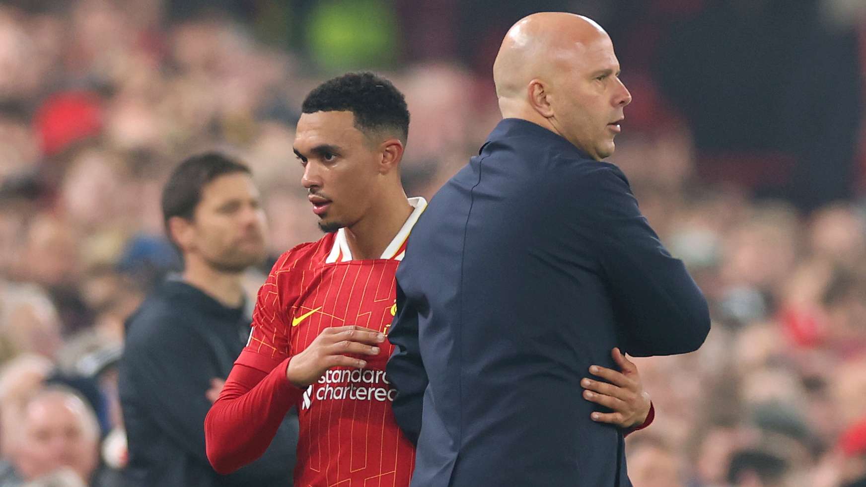 Slot confirms talks with TAA after Real Madrid approach  