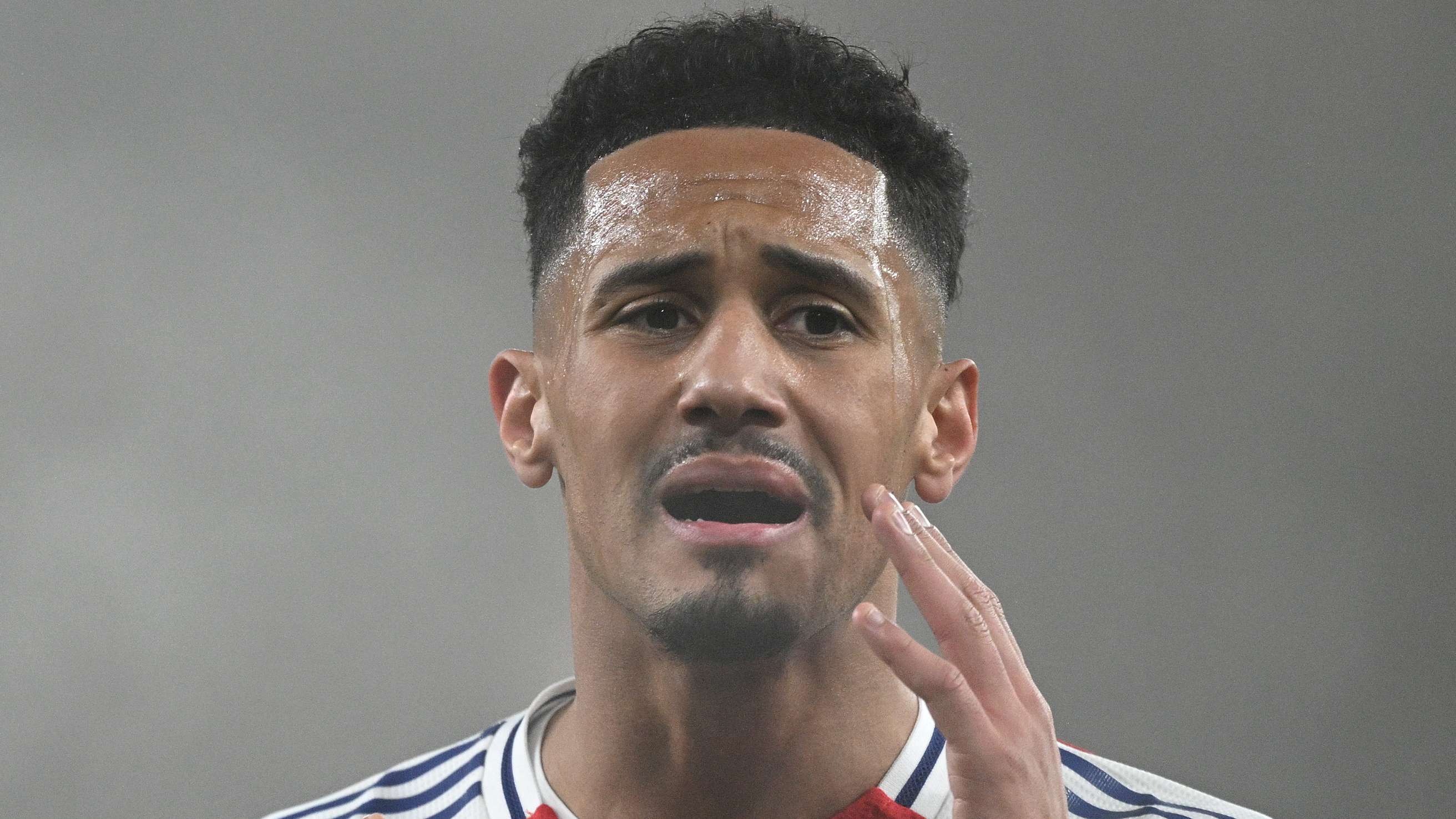 Arsenal sweating on Saliba's fitness for Man City showdown  