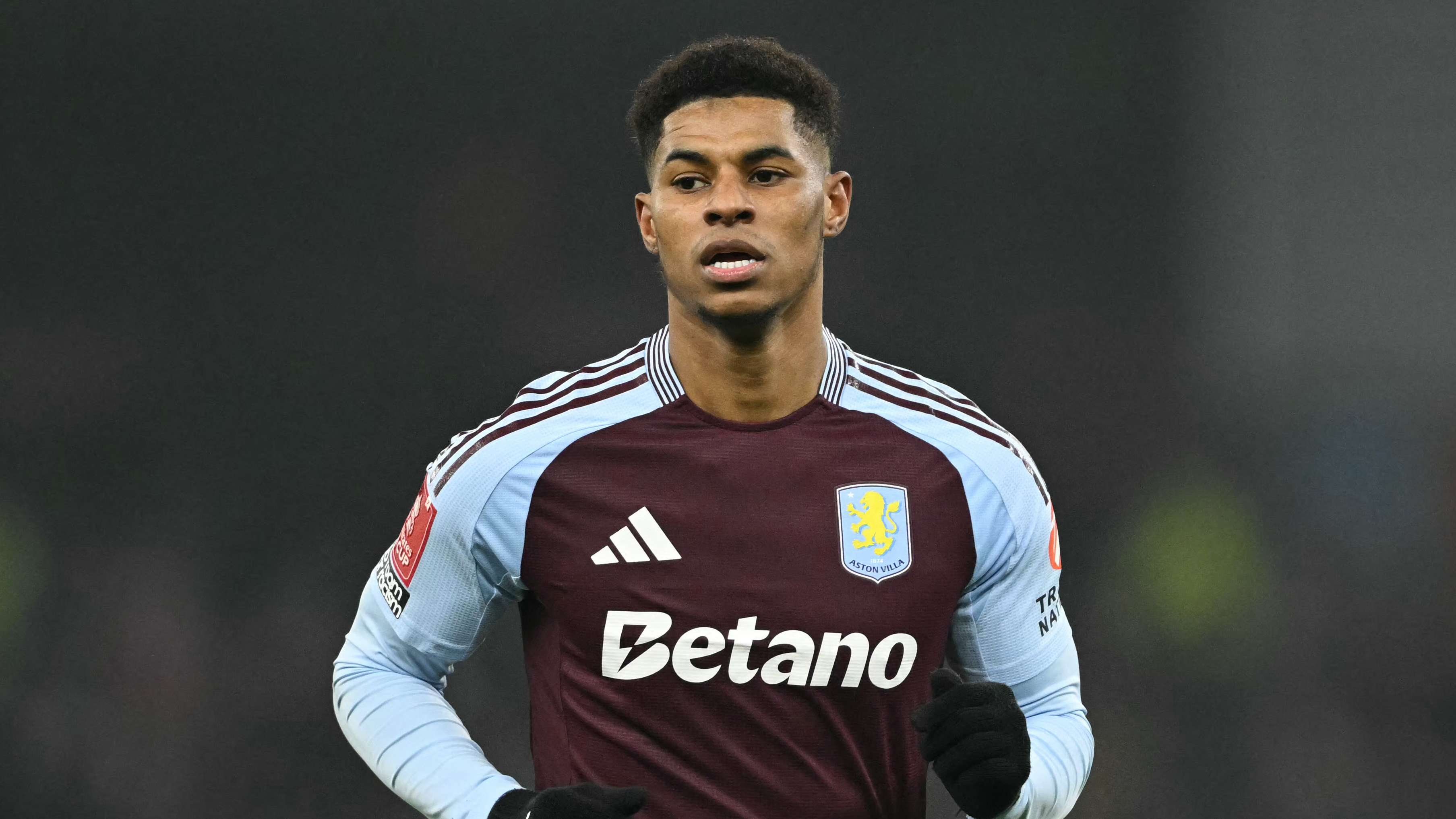 Rashford sends grateful message after making Aston Villa debut  