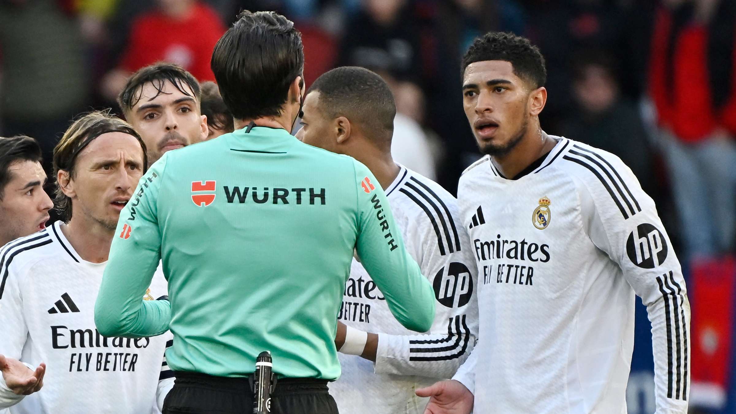 Did Bellingham tell ref to 'f*ck off'? Why Madrid star was sent off  